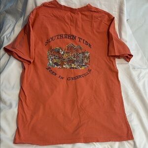 Southern Tide Men's Orange T-Shirt